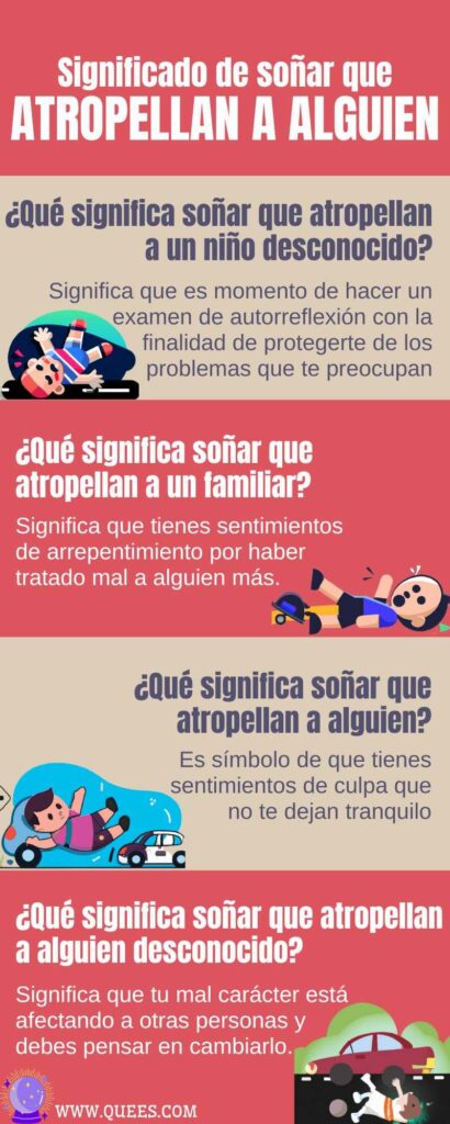significado de soñar que atropellan a alguien