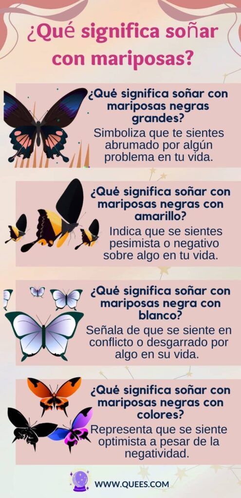 infografia soñar mariposas