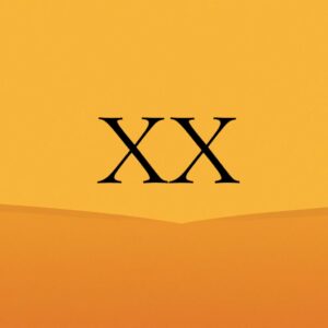 ¿Qué número romano es XX en siglos, fechas y talla?