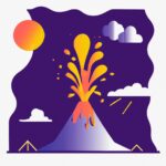 soñar con lava de volcán