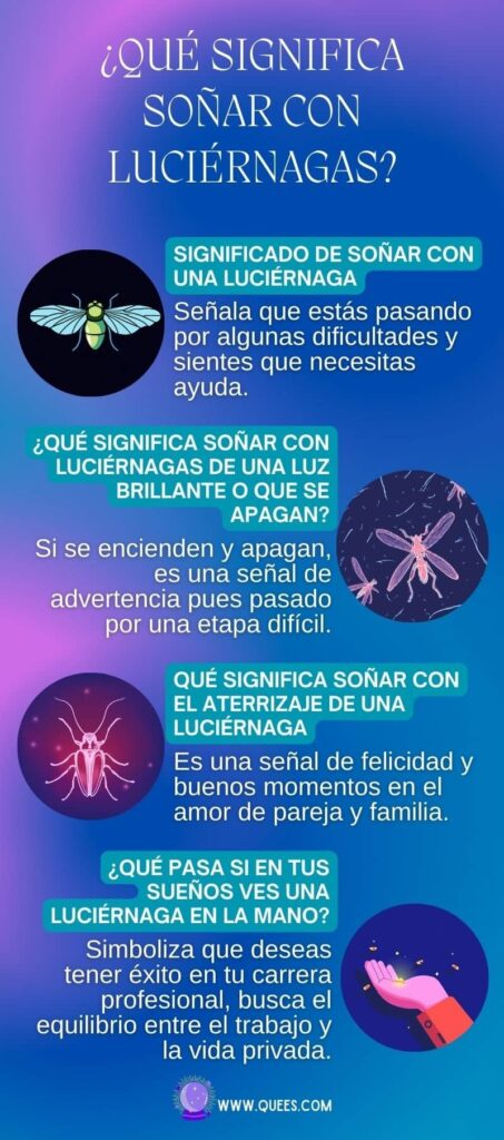 infografia soñar luciernaga