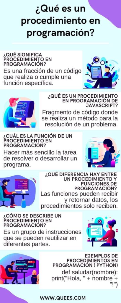 infografia procedimiento programacion
