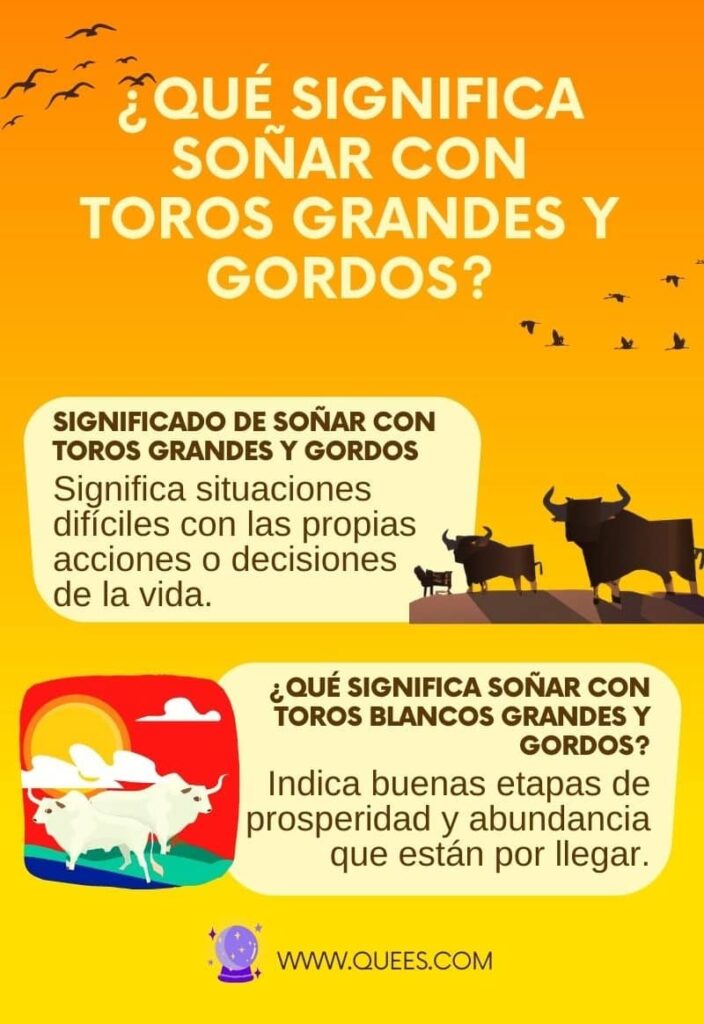 infografia soñar toros