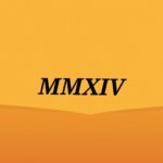 Que numero romano es MMXIV