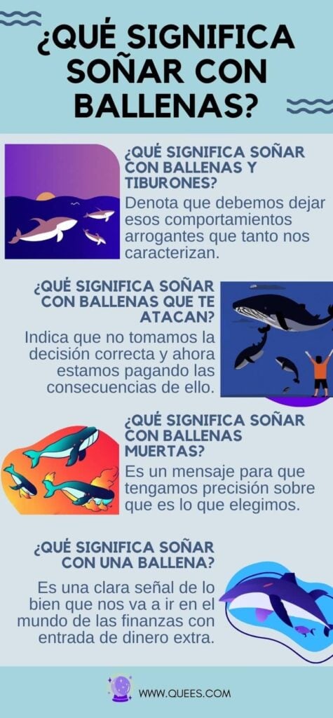infografia soñar ballenas