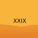 Qué número romano es XXIX