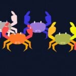 Soñar con cangrejos de colores