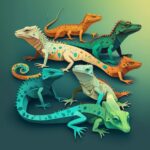 Soñar con lagartos de diferentes colores