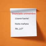 Qué es un enunciado unimembre